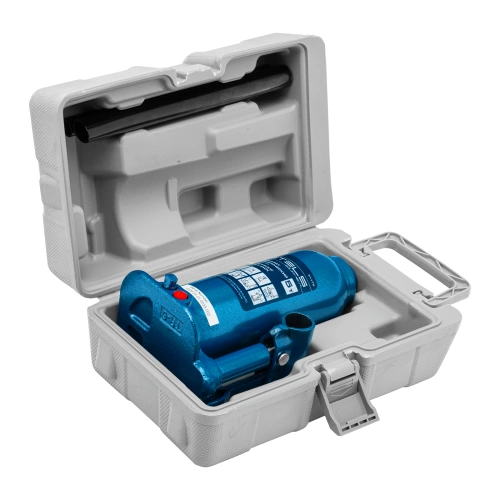 Домкрат гидравлический бутылочный, 5 т, h подъема 207-404 мм, в пластиковом кейсе Stels по ценам производителя в Москве с доставкой по всей России