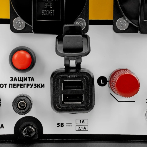 Генератор инверторный GS-5500iSE, 5,5 кВт, 230 В, закрытый корпус,электростартер Denzel по ценам производителя в Москве с доставкой по всей России