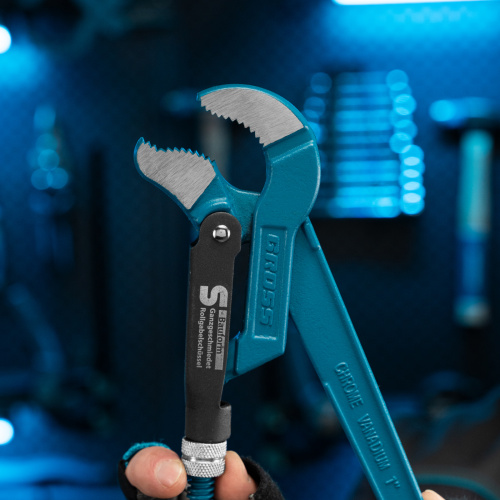 Ключ трубный рычажный 1, №1, цельнокованый, CrV, тип "S" Gross по ценам производителя в Москве с доставкой по всей России