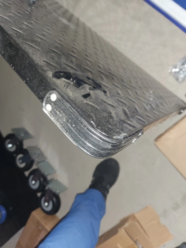 Тележка платформенная 950 кг TOR PH950 (1100х650) со складной ручкой (резиновые колеса 150 мм) по ценам производителя в Москве с доставкой по всей России