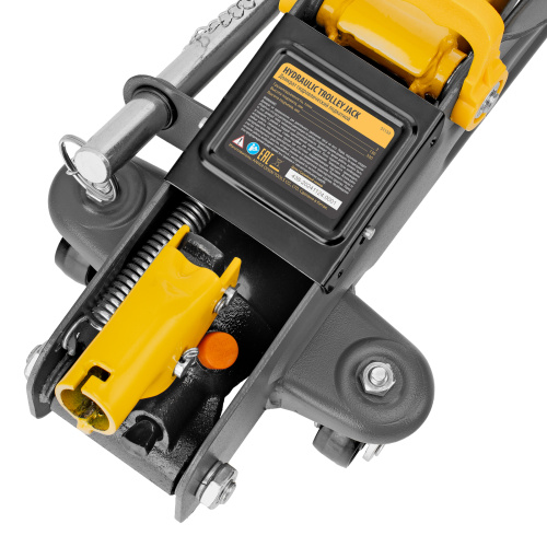 Домкрат гидравлический подкатной с фиксатором, 2 т, 130-330 мм Denzel по ценам производителя в Москве с доставкой по всей России