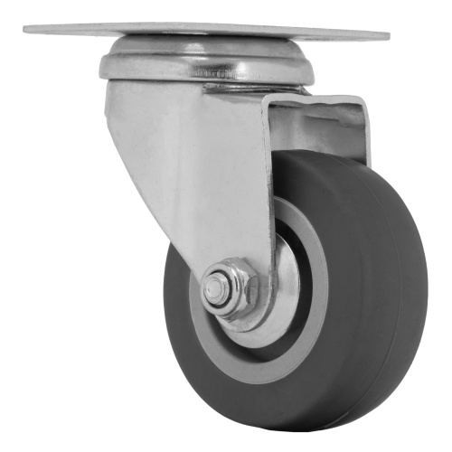 Колесо поворотное D 50 мм, крепление  платформенное Сибртех по ценам производителя в Москве с доставкой по всей России