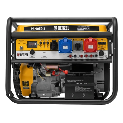 Генератор бензиновый PS 90 ED-3, 9.0 кВт, переключение режима 230 В/400 В, 25 л, электростартер Denzel по ценам производителя в Москве с доставкой по всей России