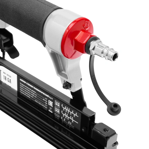 Нейлер-степлер пневматический 3 в 1, с регулировкой глубины забивания, гвозди 18GA, гвозди 16GA, скобы 18 GA Matrix по ценам производителя в Москве с доставкой по всей России