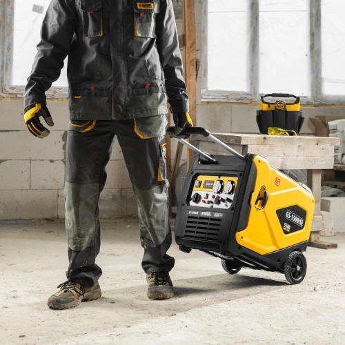 Генератор инверторный GS-5500iSE, 5,5 кВт, 230 В, закрытый корпус,электростартер Denzel по ценам производителя в Москве с доставкой по всей России