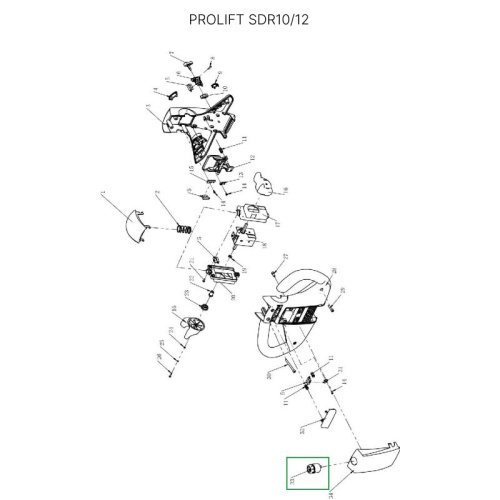 Замок включения питания для штабелеров SDR1030/1235, SDR1545S, для тележек SD15 по ценам производителя в Москве с доставкой по всей России