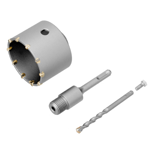 Коронка по бетону в сборе, М22 х 80 мм, SDS Plus Сибртех по ценам производителя в Москве с доставкой по всей России