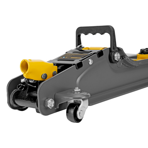 Домкрат гидравлический подкатной с фиксатором, 2,5 т, 85-385 мм Denzel по ценам производителя в Москве с доставкой по всей России