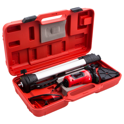 Лазерный уровень самовыравнивающийся, 150 мм, штатив 1150 мм, набор в пластиковом кейсе Matrix по ценам производителя в Москве с доставкой по всей России