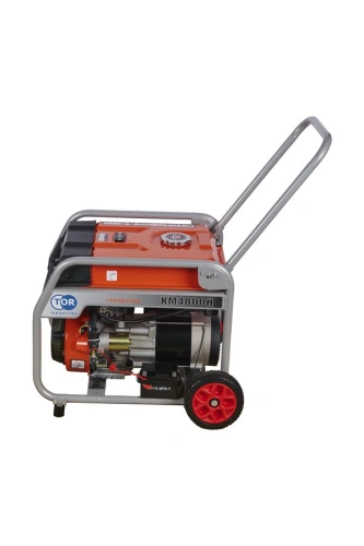 Генератор бензиновый 3,3 кВт 220В 16 л с электростартером и колесами TOR KM4800H по ценам производителя в Москве с доставкой по всей России