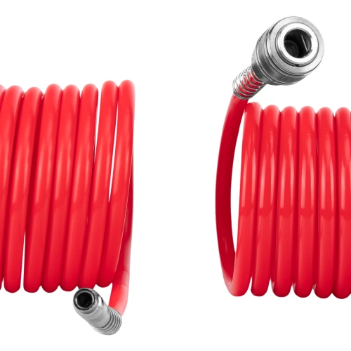 Шланг спиральный воздушный, 5 м, с быстросъемными соединениями Matrix по ценам производителя в Москве с доставкой по всей России