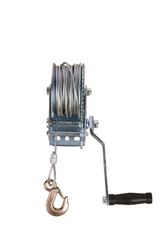 Лебедка ручная барабанная с тросом  400кг  20м оцинкованная TOR FD по ценам производителя в Москве с доставкой по всей России