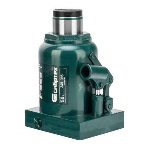 Домкрат гидравлический бутылочный, 50 т, 245-385 мм Сибртех по ценам производителя в Москве с доставкой по всей России