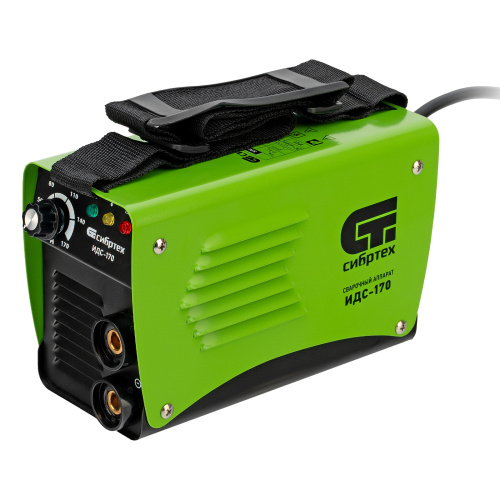 Аппарат инверторный дуговой сварки ИДС-170, 170 А, ПВ 80%, диаметр электрода 1.6-3.2 мм Сибртех по ценам производителя в Москве с доставкой по всей России