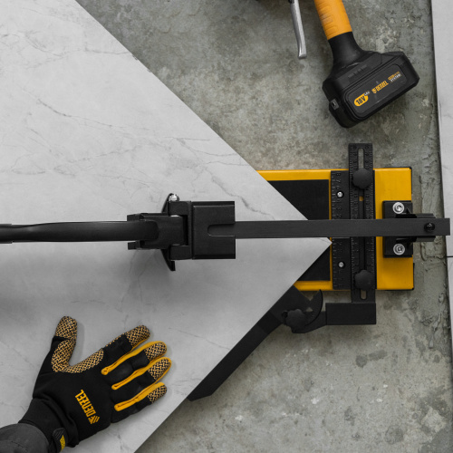 Плиткорез рельсовый 1000х16мм, каретка на подш., стальная станина, усил. рукоятка-пенал Denzel по ценам производителя в Москве с доставкой по всей России