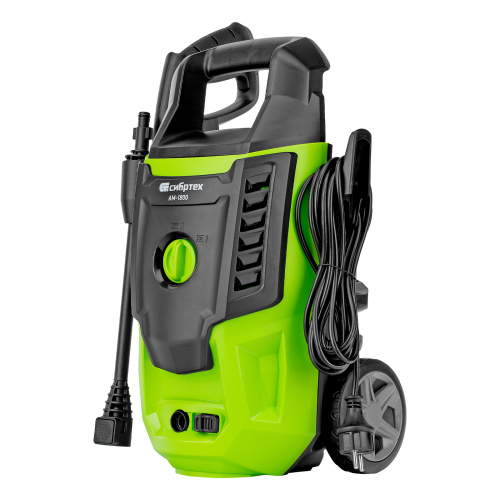Моечная машина высокого давления АМ-1800, 1800 Вт, 140 бар, 350 л/ч, колесная Сибртех купить в Москве с доставкой по всей России | ProtosMarket.ru