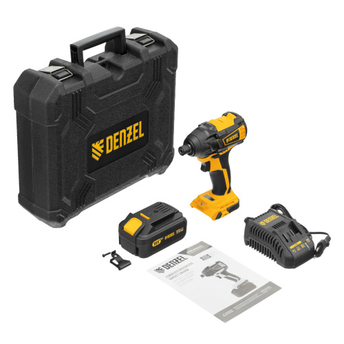Винтоверт ударный аккумуляторный бесщет CID-IB-200 18В Li-Ion Denzel по ценам производителя в Москве с доставкой по всей России