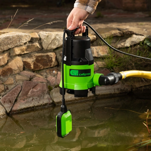 Дренажный насос для грязной воды СДН450-35, 450 Вт, напор 5.5 м, 8000 л/ч Сибртех по ценам производителя в Москве с доставкой по всей России