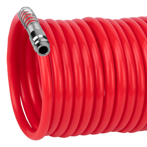Шланг спиральный воздушный, 15 м, с быстросъемными соединениями Matrix по ценам производителя в Москве с доставкой по всей России