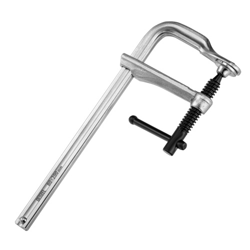 Струбцина F-образная, 80x200мм, кованая Denzel по ценам производителя в Москве с доставкой по всей России