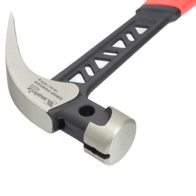 Молоток-гвоздодер, 450 г, цельнокованый, боек с магнитом, двухкомпонентная обрезиненная рукоятка Matrix Pro по ценам производителя в Москве с доставкой по всей России