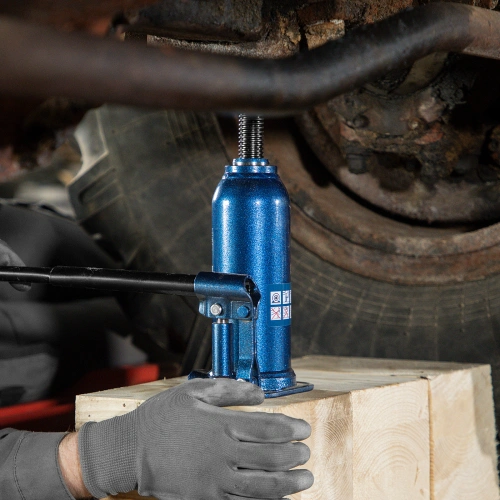 Домкрат гидравлический бутылочный, 8 т, h подъема 222-447 мм Stels по ценам производителя в Москве с доставкой по всей России