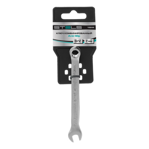 Ключ комбинированный, 7 мм, CrV, антислип Stels по ценам производителя в Москве с доставкой по всей России