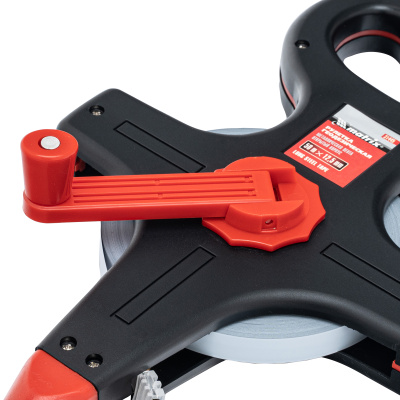 Рулетка геодезическая, 50 м х 12,5 мм, металлическая лента, открытый корпус Matrix по ценам производителя в Москве с доставкой по всей России