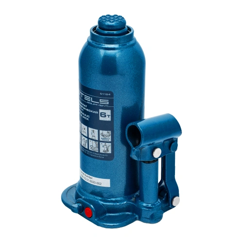 Домкрат гидравлический бутылочный, 6 т, h подъема 207-404 мм Stels по ценам производителя в Москве с доставкой по всей России