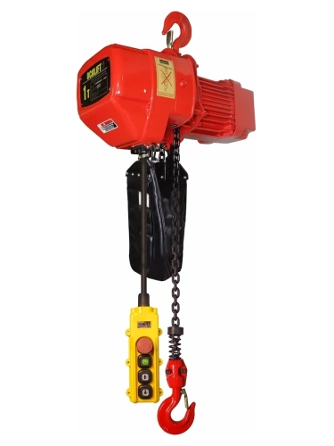 1т 100м таль цепная ТЭЦ OCALIFT H01-01S 380в для высотных работ на крюке купить в Москве с доставкой по всей России | ProtosMarket.ru