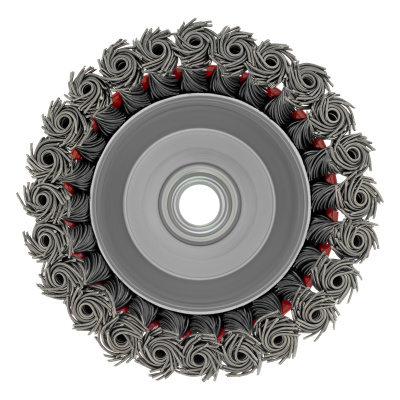 Щетка для УШМ, 100 мм, М14, "чашка", крученая проволока 0.8 мм Matrix по ценам производителя в Москве с доставкой по всей России