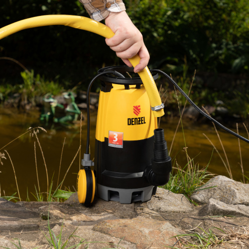 Дренажный насос для чистой и грязной воды DP450S, 450 Вт, напор 6 м, 12000 л/ч Denzel по ценам производителя в Москве с доставкой по всей России
