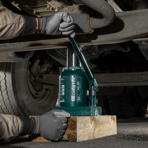 Домкрат гидравлический бутылочный, 50 т, 245-385 мм Сибртех по ценам производителя в Москве с доставкой по всей России