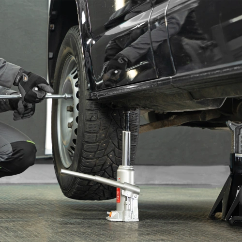 Домкрат гидравлический бутылочный, 4 т, h подъема 194-372 мм Matrix по ценам производителя в Москве с доставкой по всей России