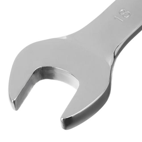 Ключ комбинированный трещоточный, 18 мм, CrV, зеркальный хром Matrix Professional по ценам производителя в Москве с доставкой по всей России