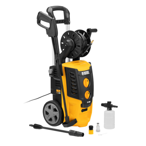 Моечная машина высокого давления R-180D, 2200 Вт, 180 бар, 380 л/ч, с барабаном Denzel купить в Москве с доставкой по всей России | ProtosMarket.ru