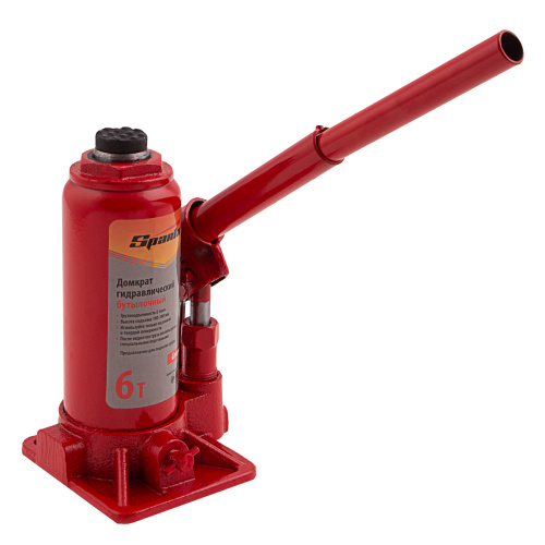 Домкрат гидравлический бутылочный, 6 т, h подъема 180–340 мм Sparta Compact по ценам производителя в Москве с доставкой по всей России