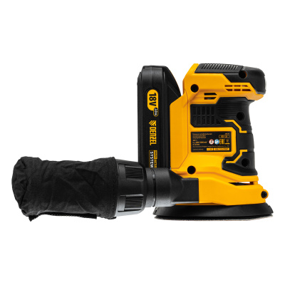 Машина шлифовальная эксцентриковая аккумуляторная COS-125, 18В Li-Ion Denzel по ценам производителя в Москве с доставкой по всей России