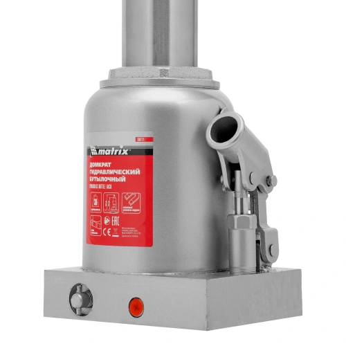 Домкрат гидравлический бутылочный, 30 т, h подъема 244-370 мм Matrix по ценам производителя в Москве с доставкой по всей России