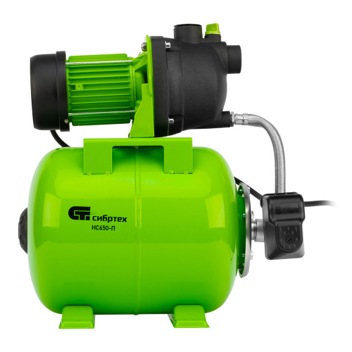 Насосная станция НС650-П, 650 Вт, напор 37 м, 3200 л/ч, ресивер 19 л Сибртех по ценам производителя в Москве с доставкой по всей России