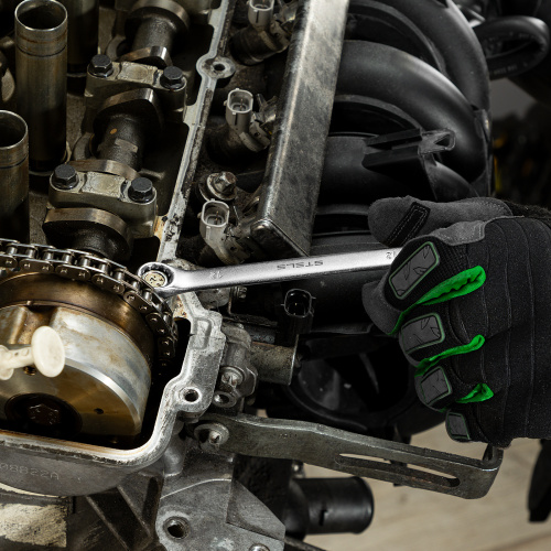 Набор ключей комбинированных 6-32 мм, 26 шт, CrV, матовый хром Stels по ценам производителя в Москве с доставкой по всей России