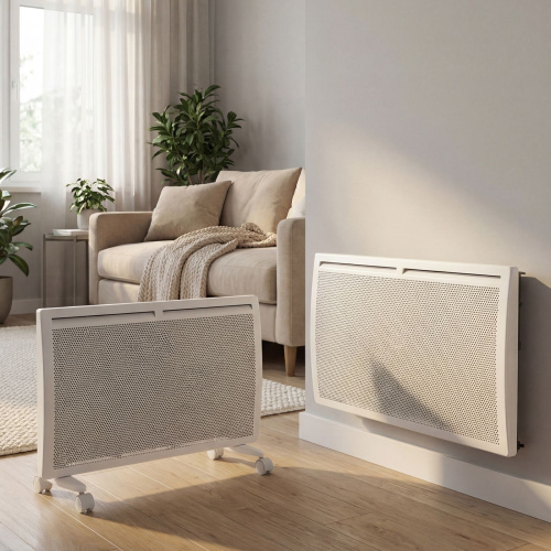 Конвектор гибридный электрический HybridX-2000, ИК нагреватель, цифровой термостат Denzel по ценам производителя в Москве с доставкой по всей России