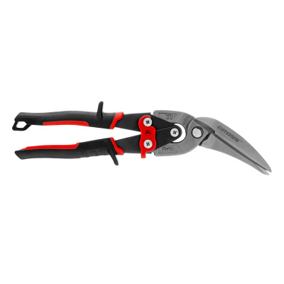 Ножницы по металлу "Piranha", 270 мм, прямой и левый проходной рез, сталь СrMo, двухкомпонентные рукоятки Gross по ценам производителя в Москве с доставкой по всей России