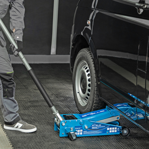 Домкрат гидравлический подкатной, быстрый подъем, 3 т, Quick, 130-465 мм, профессиональный Stels по ценам производителя в Москве с доставкой по всей России