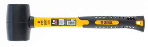 Киянка резиновая, 8 oz, черная резина, фибергласовая рукоятка Denzel по ценам производителя в Москве с доставкой по всей России