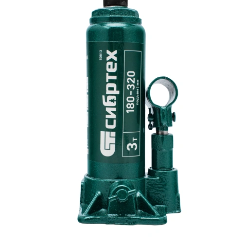 Домкрат гидравлический бутылочный, 3 т, 180-320 мм, в пласт. кейсе Сибртех по ценам производителя в Москве с доставкой по всей России