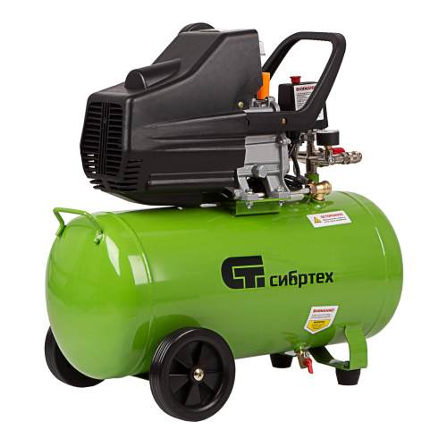 Компрессор воздушный КК-1500/50, 1.5 кВт, 198 л/мин, 50 л, прямой привод, масляный Сибртех по ценам производителя в Москве с доставкой по всей России