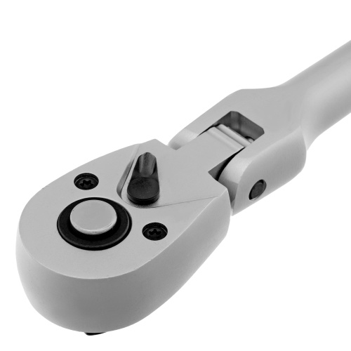 Ключ-трещотка шарнирный 3/8", СrV, 72 зуба, с быстрым сбросом, матовый хром Stels по ценам производителя в Москве с доставкой по всей России