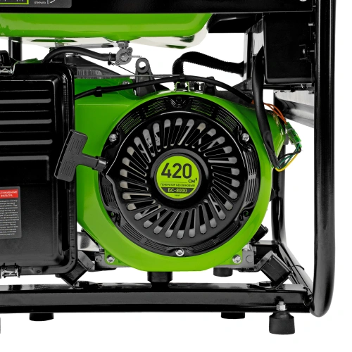 Генератор бензиновый БС-8000, 6,6 кВт, 230В, четырехтактный, 25 л, ручной стартер Сибртех по ценам производителя в Москве с доставкой по всей России