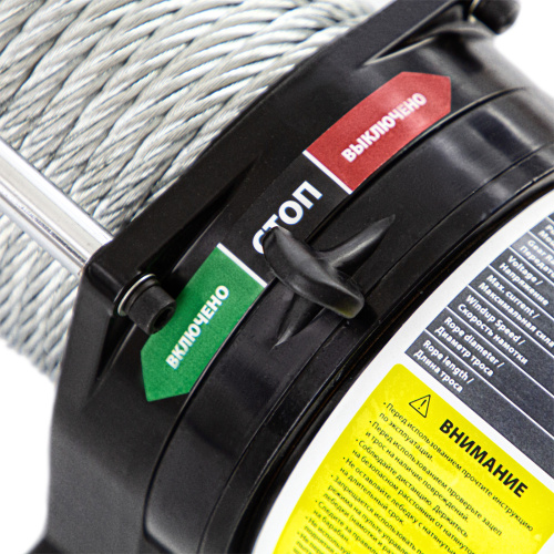 Лебедка автомобильная электрическая LB-3000.3.6 т, 3.4 кВт, 12 В Denzel по ценам производителя в Москве с доставкой по всей России